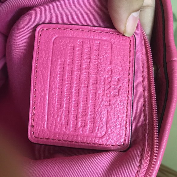 Authentic Coach Phoebe Shoulder Handbag Dahlia - Picture 6 of 12